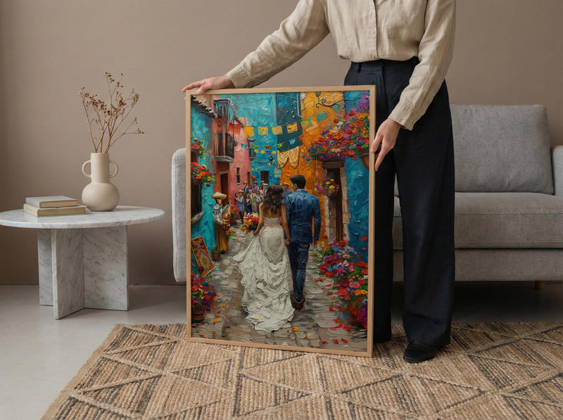 Callejoneada Art, Mexican Wedding Parade - Mariachi Decor