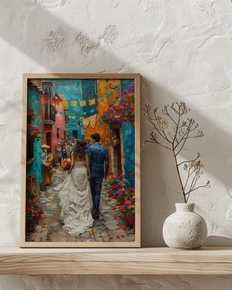 Callejoneada Art, Mexican Wedding Parade - Mariachi Decor