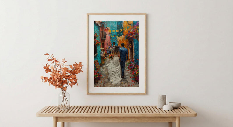 Callejoneada Art, Mexican Wedding Parade - Mariachi Decor