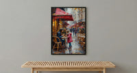Paris Cafe Art Print, Mom Daughter Decor - Mother's Day Gift