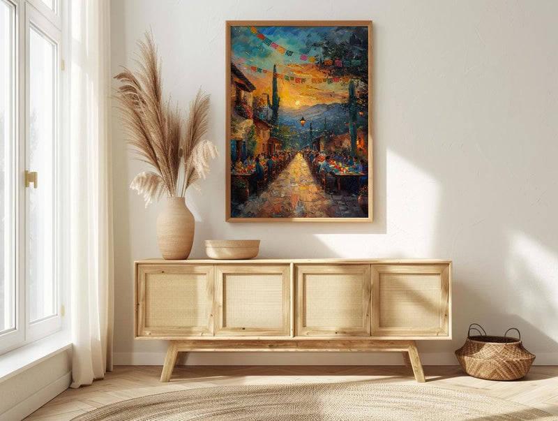 Mexican Agave Farm, Hacienda Wedding Art - Newlywed Gift