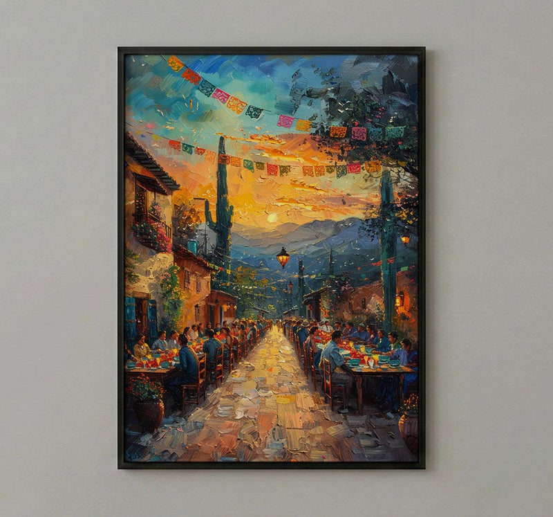 Mexican Agave Farm, Hacienda Wedding Art - Newlywed Gift