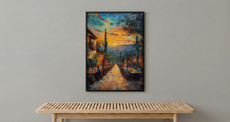 Mexican Agave Farm, Hacienda Wedding Art - Newlywed Gift