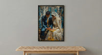 Nikkah Ceremony Art, Islamic Wedding Decor - Muslim Couple Gift