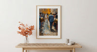 Zaffa Procession Art, Middle Eastern Wedding - Arab Culture Gift