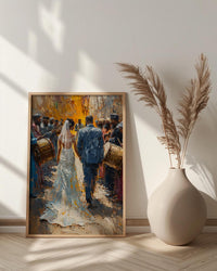 Zaffa Procession Art, Middle Eastern Wedding - Arab Culture Gift