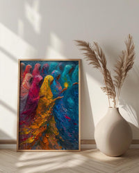 Henna Night Wall Art, Arabic Mehndi Decor - Muslim Bride Gift