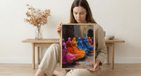 Zaghrouta Poster, Arab Wedding Celebration - Cultural Wall Art