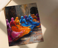 Zaghrouta Poster, Arab Wedding Celebration - Cultural Wall Art