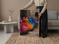 Zaghrouta Poster, Arab Wedding Celebration - Cultural Wall Art