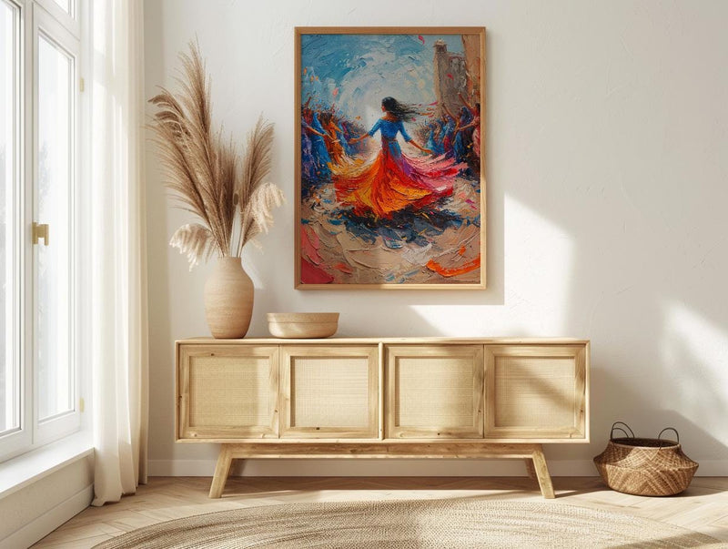 Dabke Dance Wall Art, Levantine Wedding Print - Arab Culture Gift