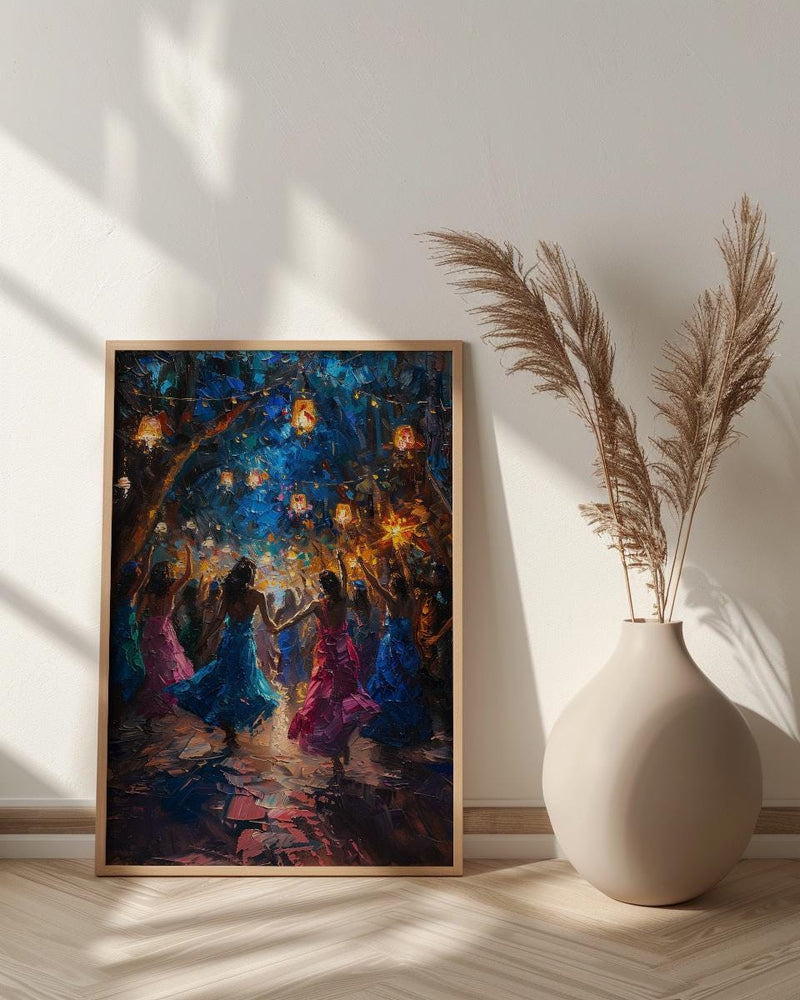 Dabke Festival Art, Levantine Dance Print - Arab Wedding