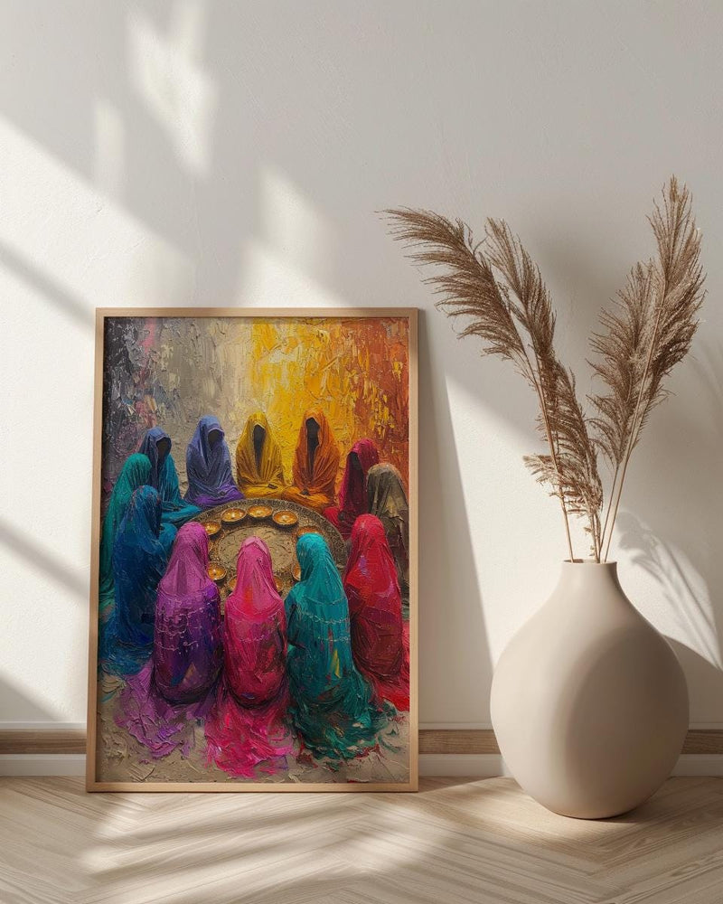Henna Party Poster, Lailat al Henna Art - Muslim Bride Gift