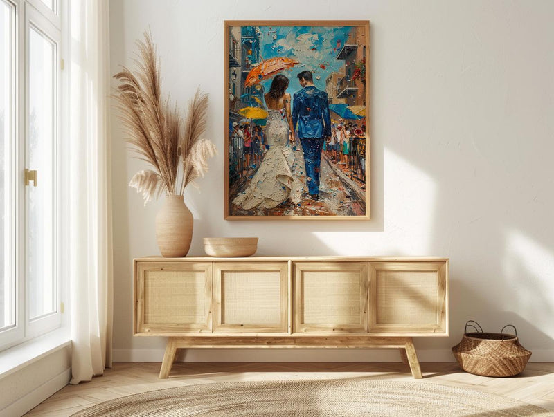 New Orleans Art, Second Line Parade - Louisiana Wedding Gift