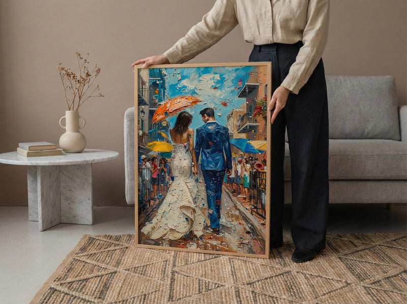 New Orleans Art, Second Line Parade - Louisiana Wedding Gift