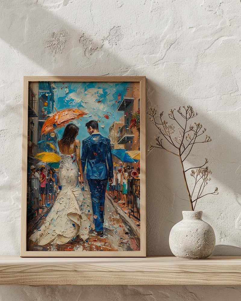 New Orleans Art, Second Line Parade - Louisiana Wedding Gift