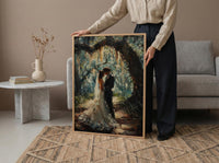 Southern Wedding Wall Art, Savannah Oak Tree Print - Romantic Gift