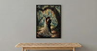Southern Wedding Wall Art, Savannah Oak Tree Print - Romantic Gift