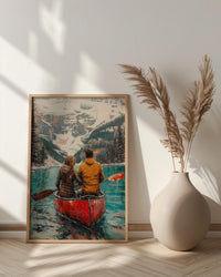 Banff Honeymoon Art, Canadian Rockies Print - Travel Decor