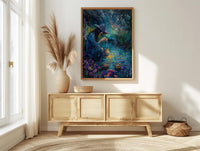 The Star Tarot Poster, Purple Iris Spring Wall Art - Spiritual Gift