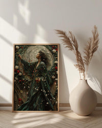 The Magician Tarot Wall Art, Cherry Blossom Decor - Housewarming Gift