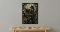 The Magician Tarot Wall Art, Cherry Blossom Decor - Housewarming Gift