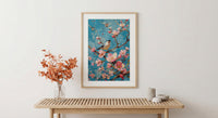 Eight of Wands Tarot Art Print, Spring Magic Sky - Witchy Room Decor