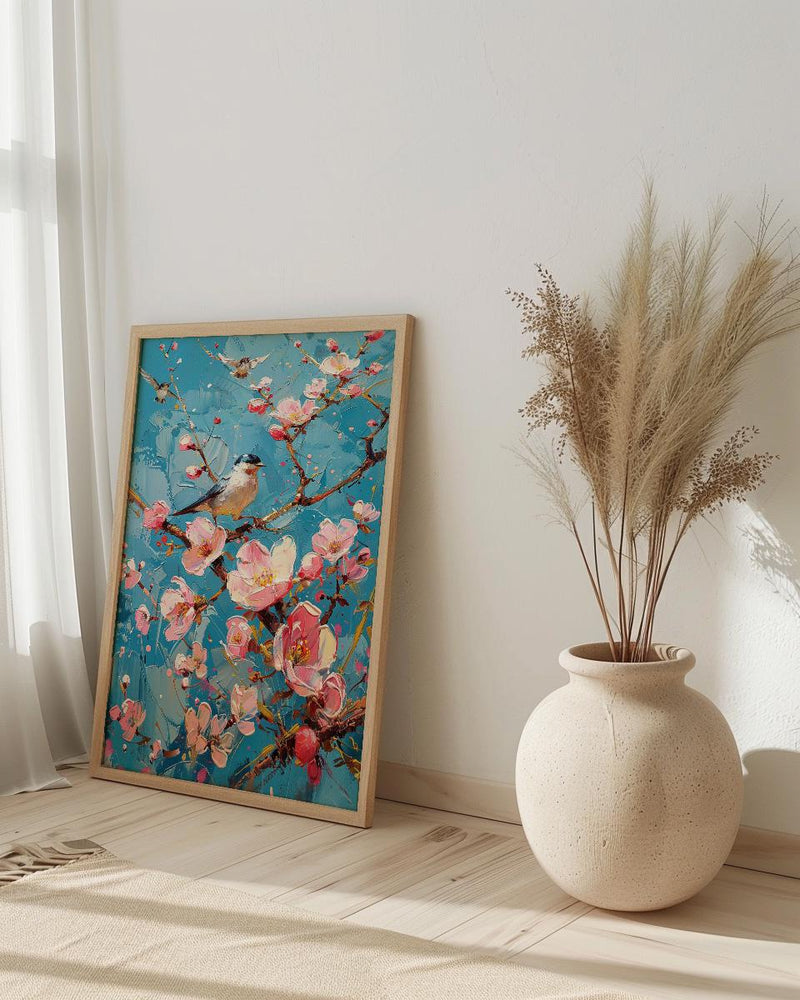 Eight of Wands Tarot Art Print, Spring Magic Sky - Witchy Room Decor