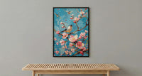 Eight of Wands Tarot Art Print, Spring Magic Sky - Witchy Room Decor
