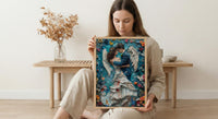 The Lovers Tarot Art Print, Mystic Wedding Decor - Newlywed Gift