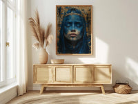 High Priestess Art, Spiritual Wedding Poster - Mystic Decor