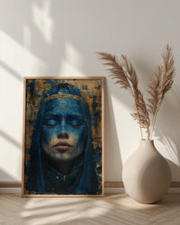High Priestess Art, Spiritual Wedding Poster - Mystic Decor