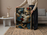 Two of Cups Print, Soulmate Tarot Decor - Anniversary Gift