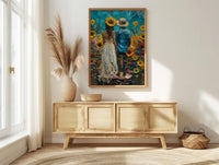 The Sun Tarot Art, Joyful Mystic Decor - Newlywed Couple Gift