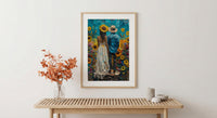 The Sun Tarot Art, Joyful Mystic Decor - Newlywed Couple Gift