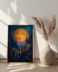 Three of Cups Wall Art, Tarot Wedding Print - Mystic Coven Gift