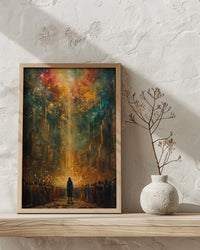 Ten of Cups Poster, Spiritual Family Art Print - Mystic Decor
