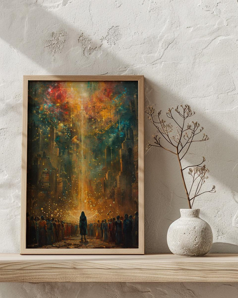 Ten of Cups Poster, Spiritual Family Art Print - Mystic Decor