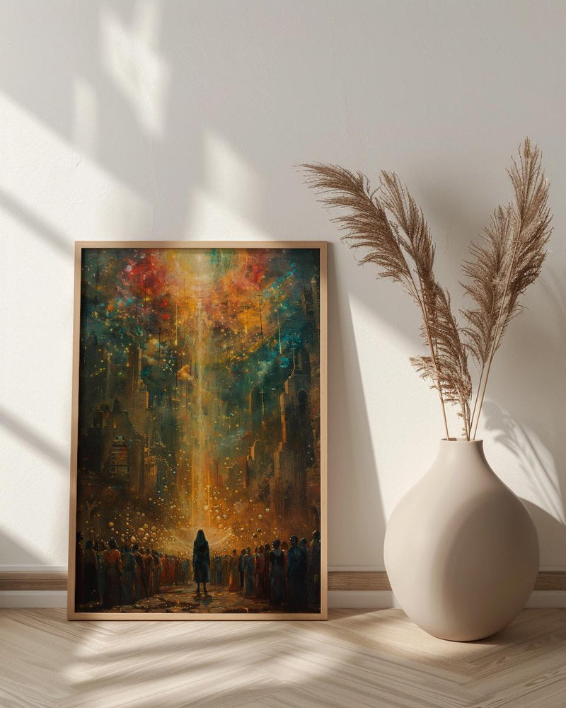 Ten of Cups Poster, Spiritual Family Art Print - Mystic Decor