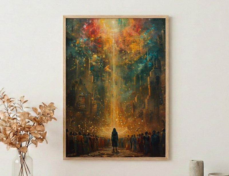 Ten of Cups Poster, Spiritual Family Art Print - Mystic Decor