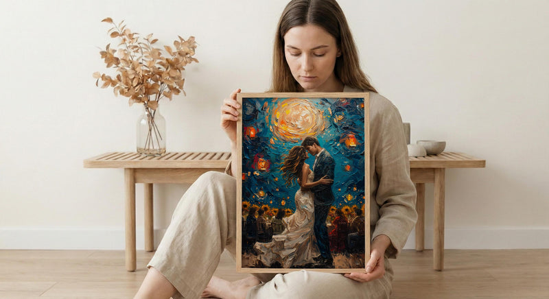 The Sun Tarot Poster, Sunflower Wedding Art Print - Astrology Gift