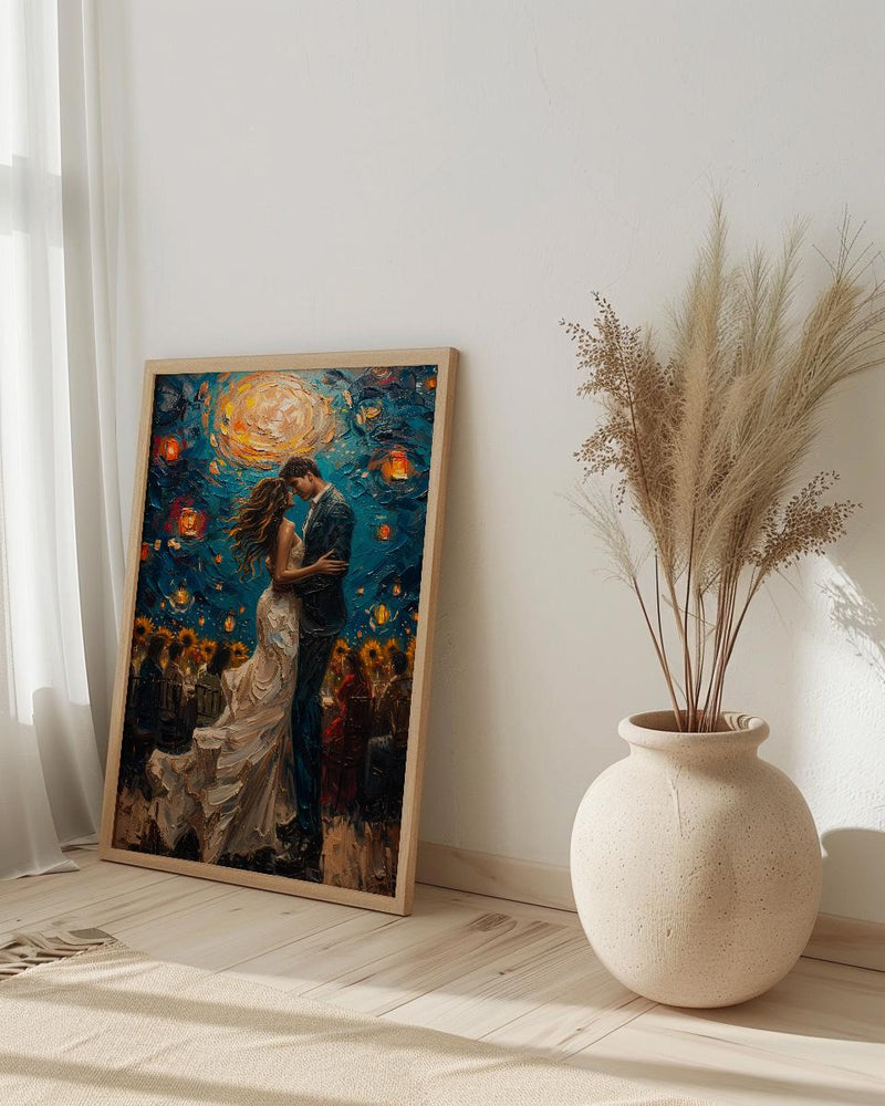 The Sun Tarot Poster, Sunflower Wedding Art Print - Astrology Gift