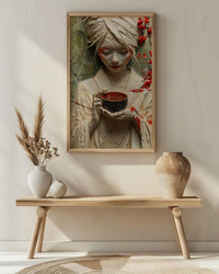 Japanese Shinto Wedding Art, San San Kudo Poster - Anniversary Gift