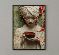 Japanese Shinto Wedding Art, San San Kudo Poster - Anniversary Gift