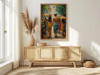 Balinese Wedding Procession Art, Bali Tropical Decor - Asian Wedding Gift