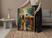 Balinese Wedding Procession Art, Bali Tropical Decor - Asian Wedding Gift