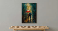 Kyoto Bamboo Forest Poster, Japanese Nature Art - Master Bedroom Decor