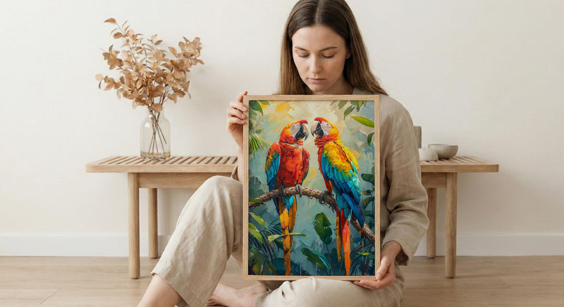 Amazon Rainforest Wall Art, Tropical Jungle Decor - Vibrant Nature Print