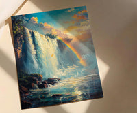 Iguazu Falls Poster, Majestic Waterfall Decor - Tropical Jungle Art