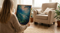 Monteverde Cloud Forest Art Print, Costa Rica Decor - Ethereal Nature Poster